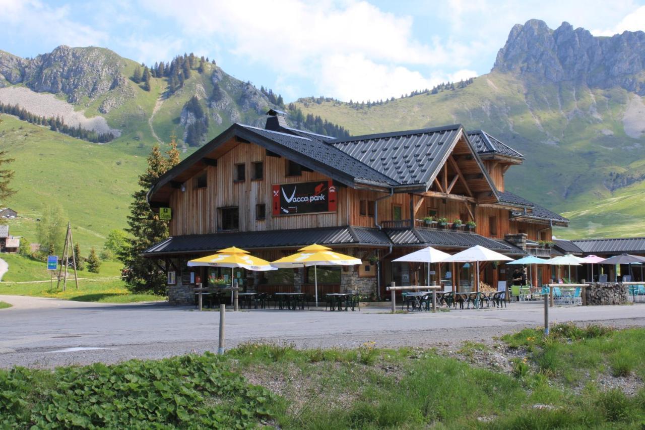 Chalet Hotel Vaccapark Le Praz de Lys Exteriér fotografie