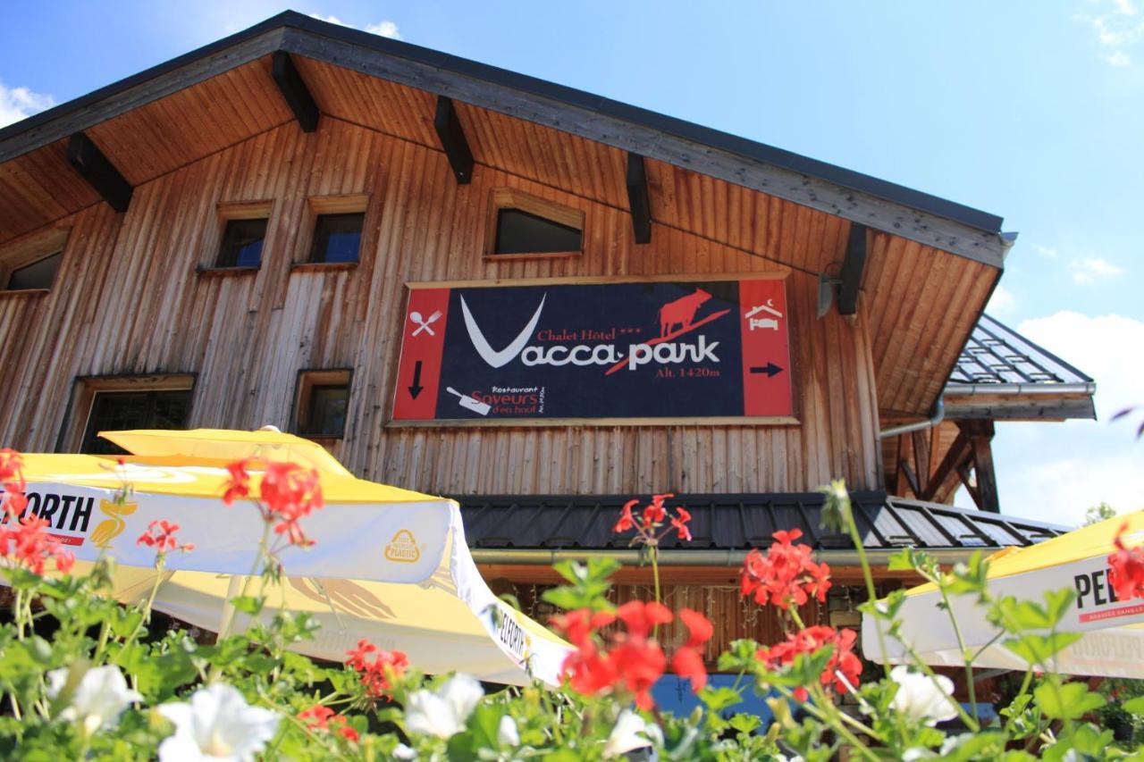 Chalet Hotel Vaccapark Le Praz de Lys Exteriér fotografie