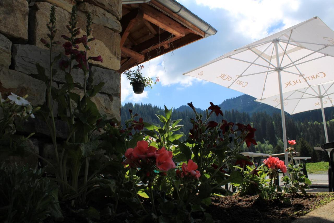 Chalet Hotel Vaccapark Le Praz de Lys Exteriér fotografie