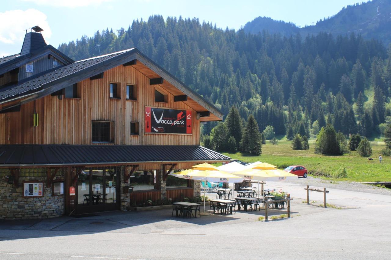 Chalet Hotel Vaccapark Le Praz de Lys Exteriér fotografie