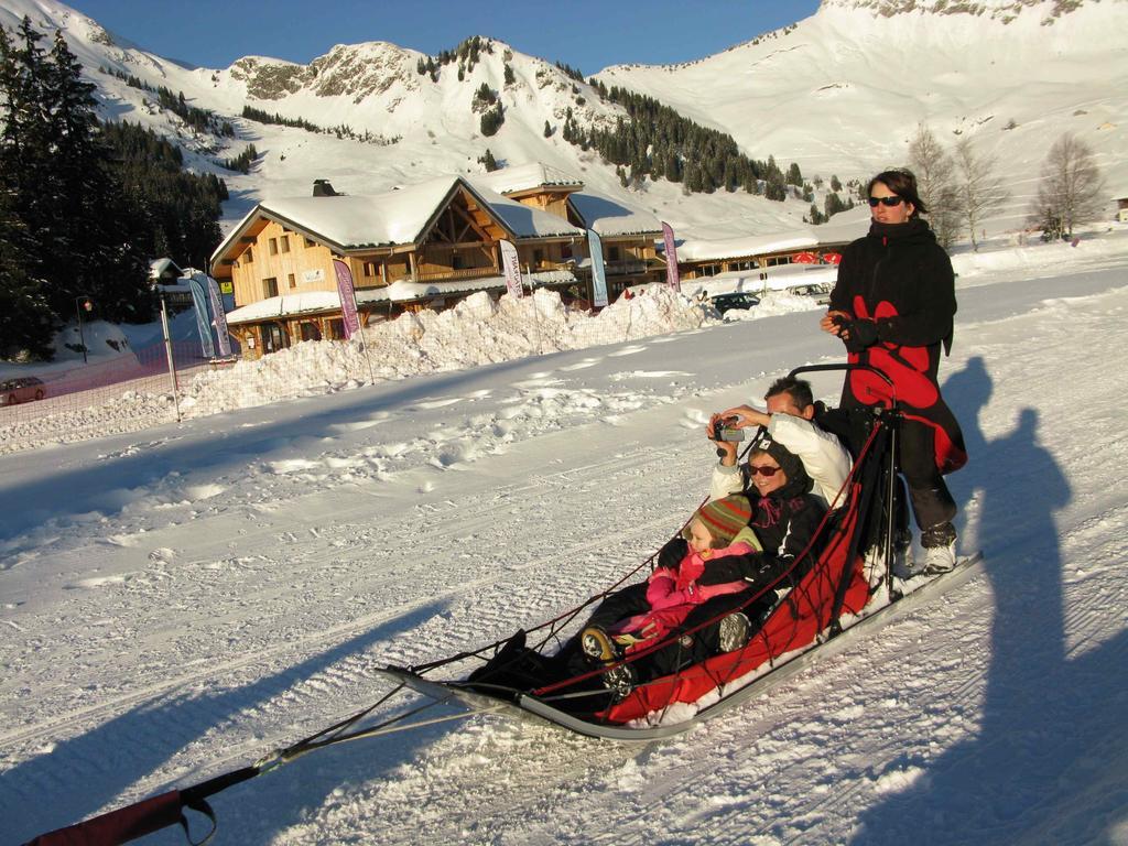 Chalet Hotel Vaccapark Le Praz de Lys Exteriér fotografie