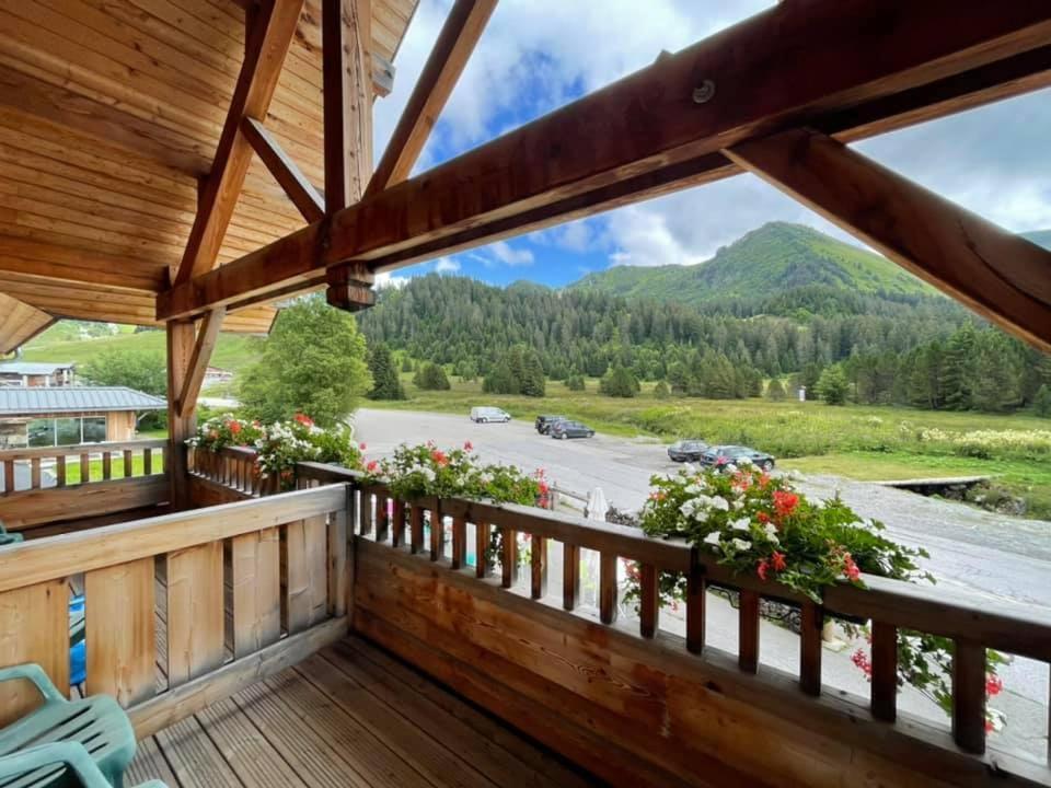 Chalet Hotel Vaccapark Le Praz de Lys Exteriér fotografie
